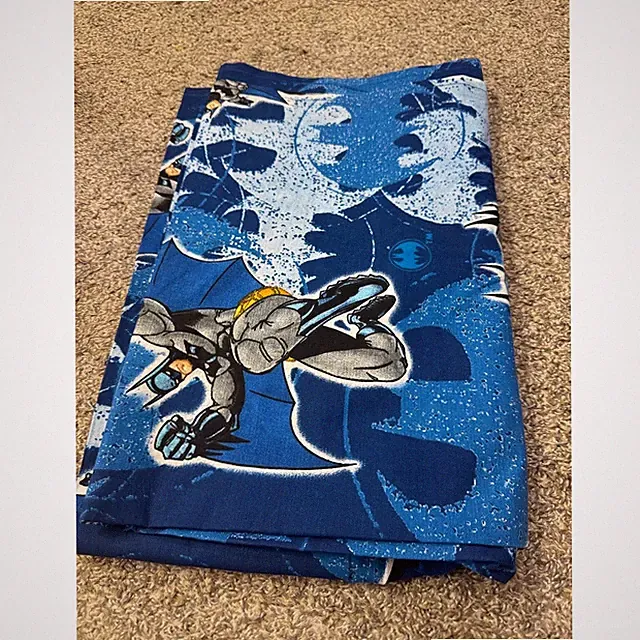 DC Comics Batman Vintage Top Sheet Twin Blue