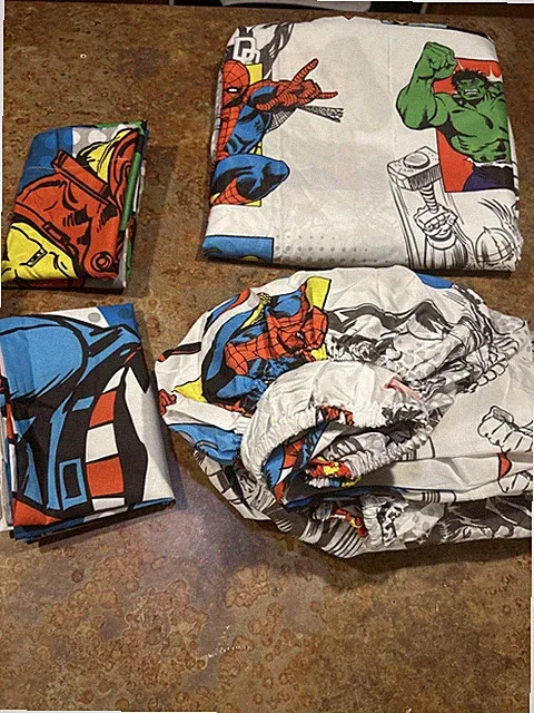 Dc Marvel Comics Full Size Sheet Set