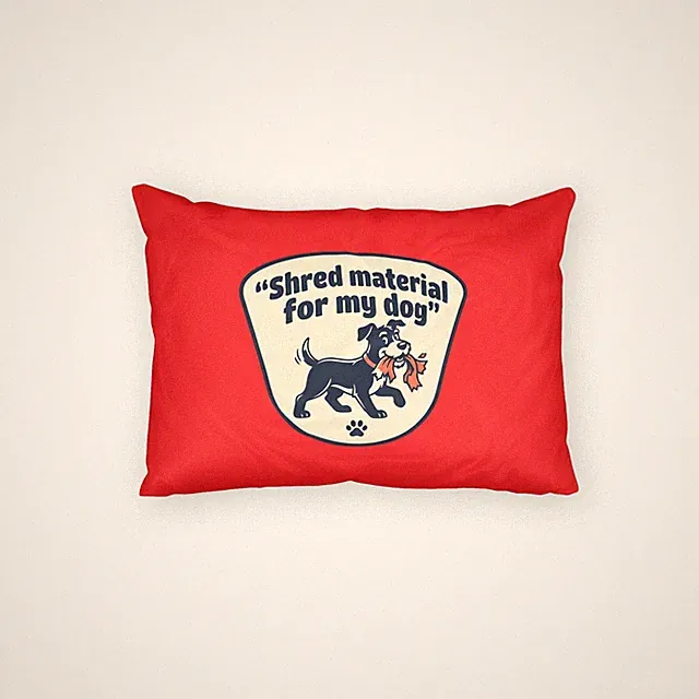 Dog Funny Cotton Pillow Sham