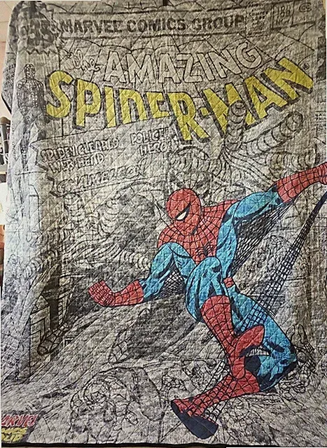 Marvel Comics Amazing Spider-Man Blanket/ Quilt 85" × 90"