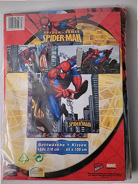 Marvel Spider-Man Spider- Sense Bed Sheet and Pillow Set, Twin