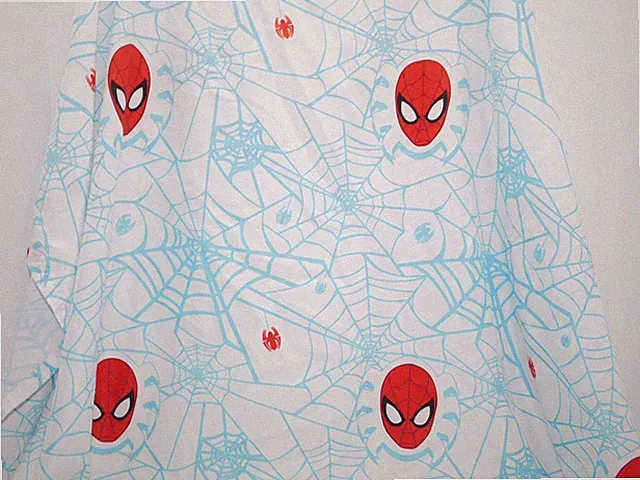 Marvel Spiderman Twin Flat Sheet-Mask and Web