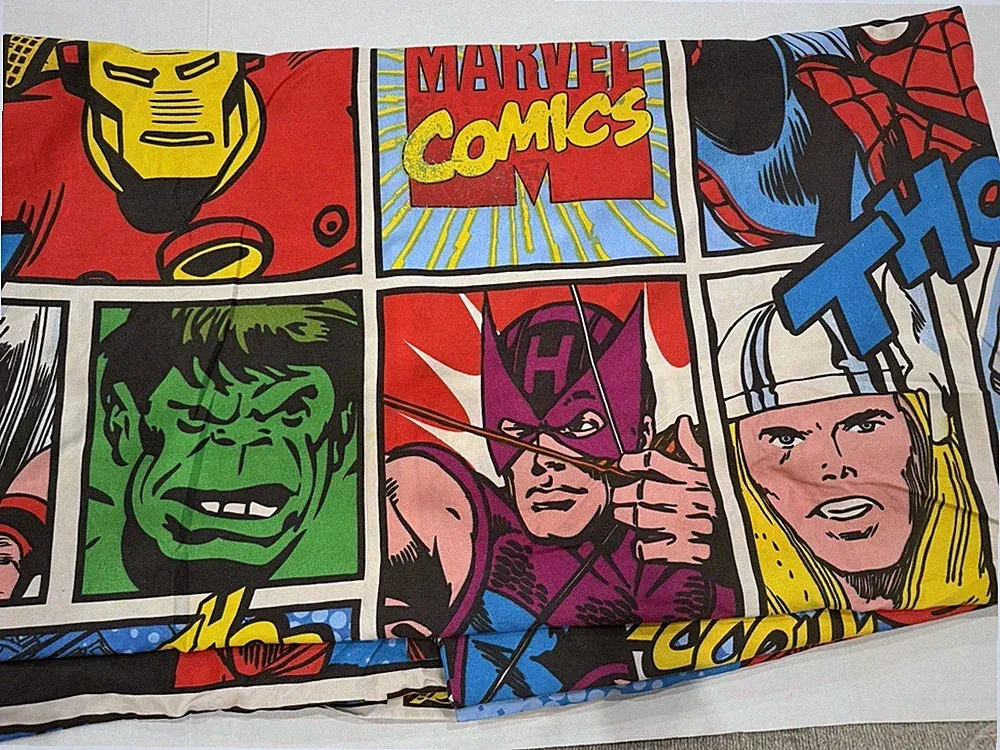 Marvel Twin Duvet Cover Avengers Comic Book