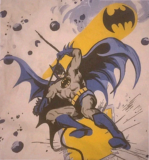 Pottery Barn Kids Batman Pillowcase Standard Cotton DC Comics 2010