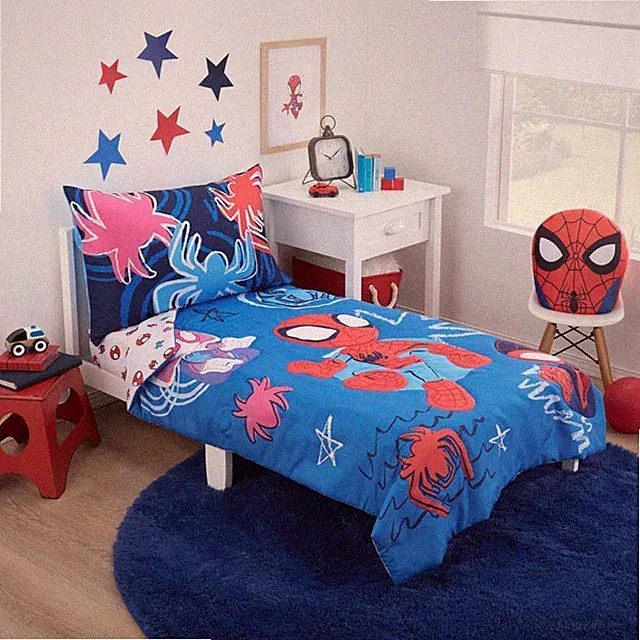 Spider-Man Marvel Spidey & Friends Let's Go Spidey Toddler Sheet Set