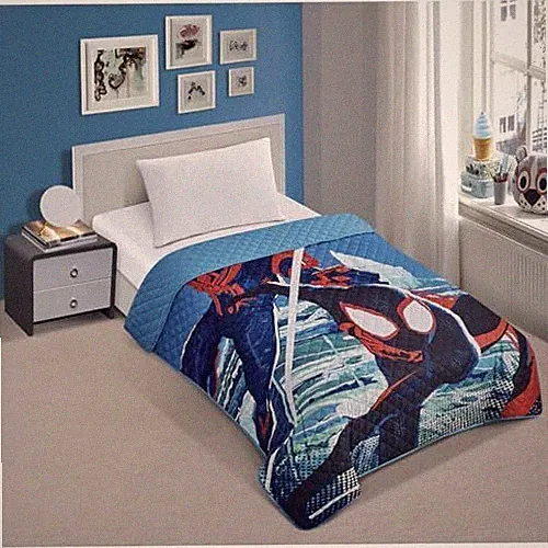 Spiderman Miles Morales Twin Quilted Bedspread