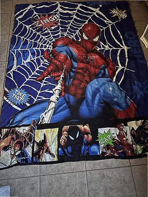 Vintage Spider-Man themed Twin Comforter