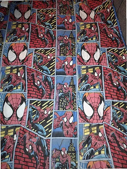 Vintage Spiderman Marvel Reversible Comforter 2002 & 2 Sheet Sets Clean